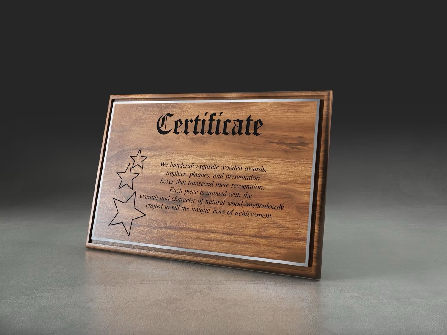 O67 — Ahşap Plaketler